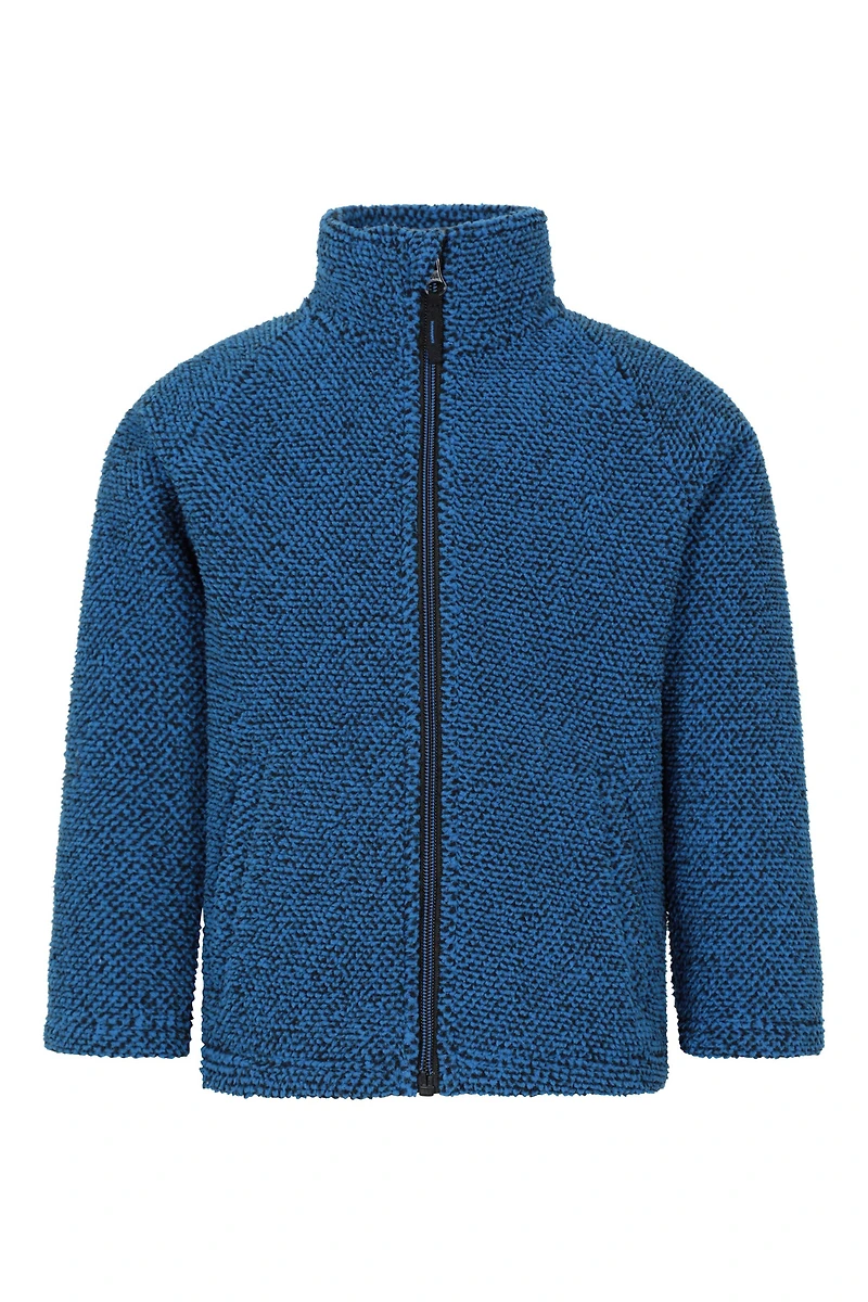 Ash Kids Melanged Full Zip Fleece