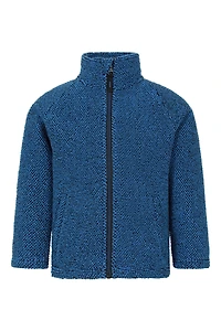 Ash Kids Melanged Full Zip Fleece