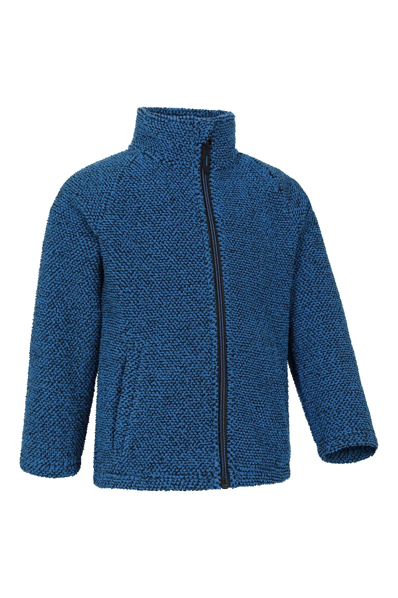 Ash Kids Melanged Full Zip Fleece