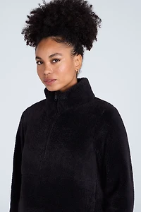 Teddy Womens Half Zip Fleece