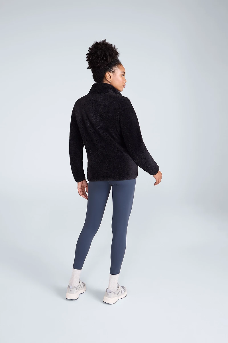 Teddy Womens Half Zip Fleece