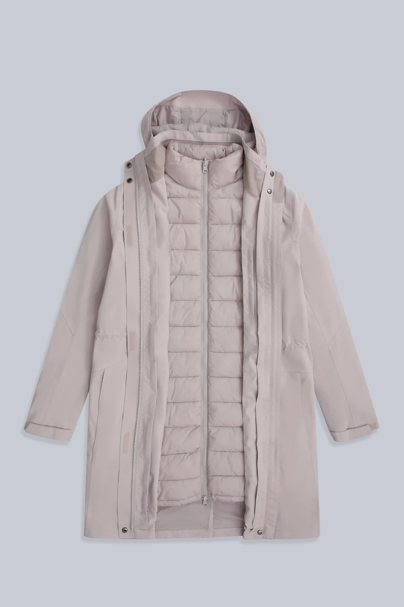 Evie Womens Waterproof 3 1 Padded Jacket