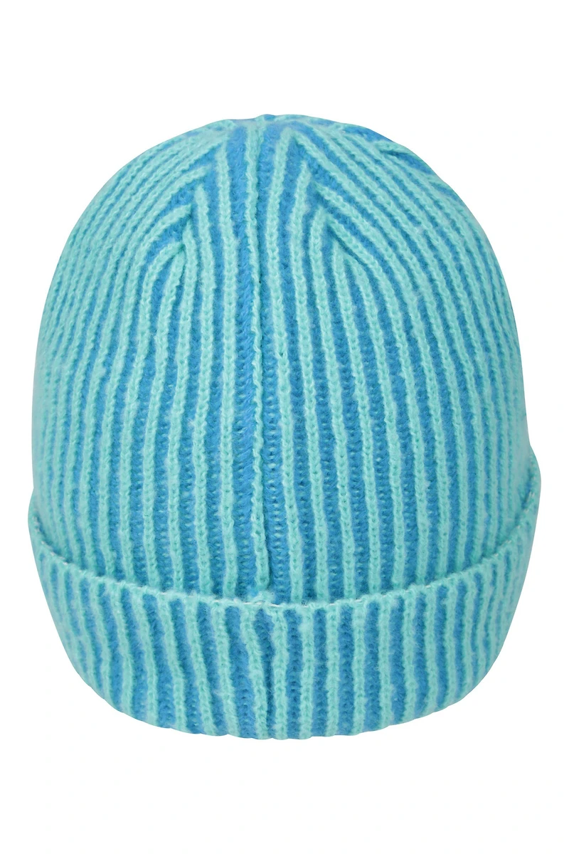 Isotherm Ribbed Kids Fur Lined Beanie