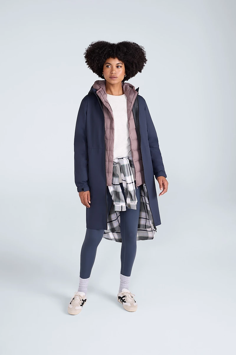 Pace Womens Longline Waterproof Jacket