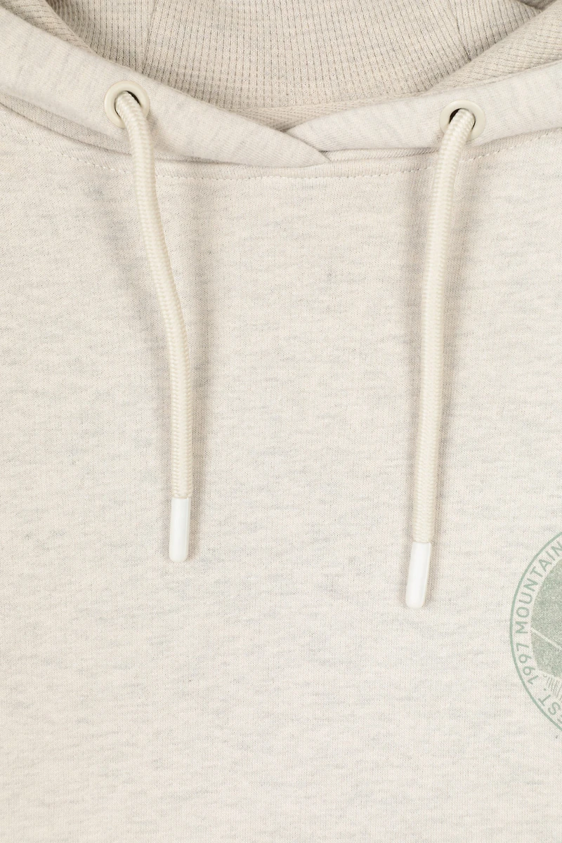 Printed Mountain Collage Womens Relaxed Fit Hoodie
