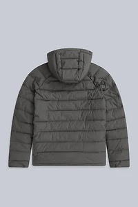 Light Cloud Cosi Marl Hooded Mens Padded Jacket