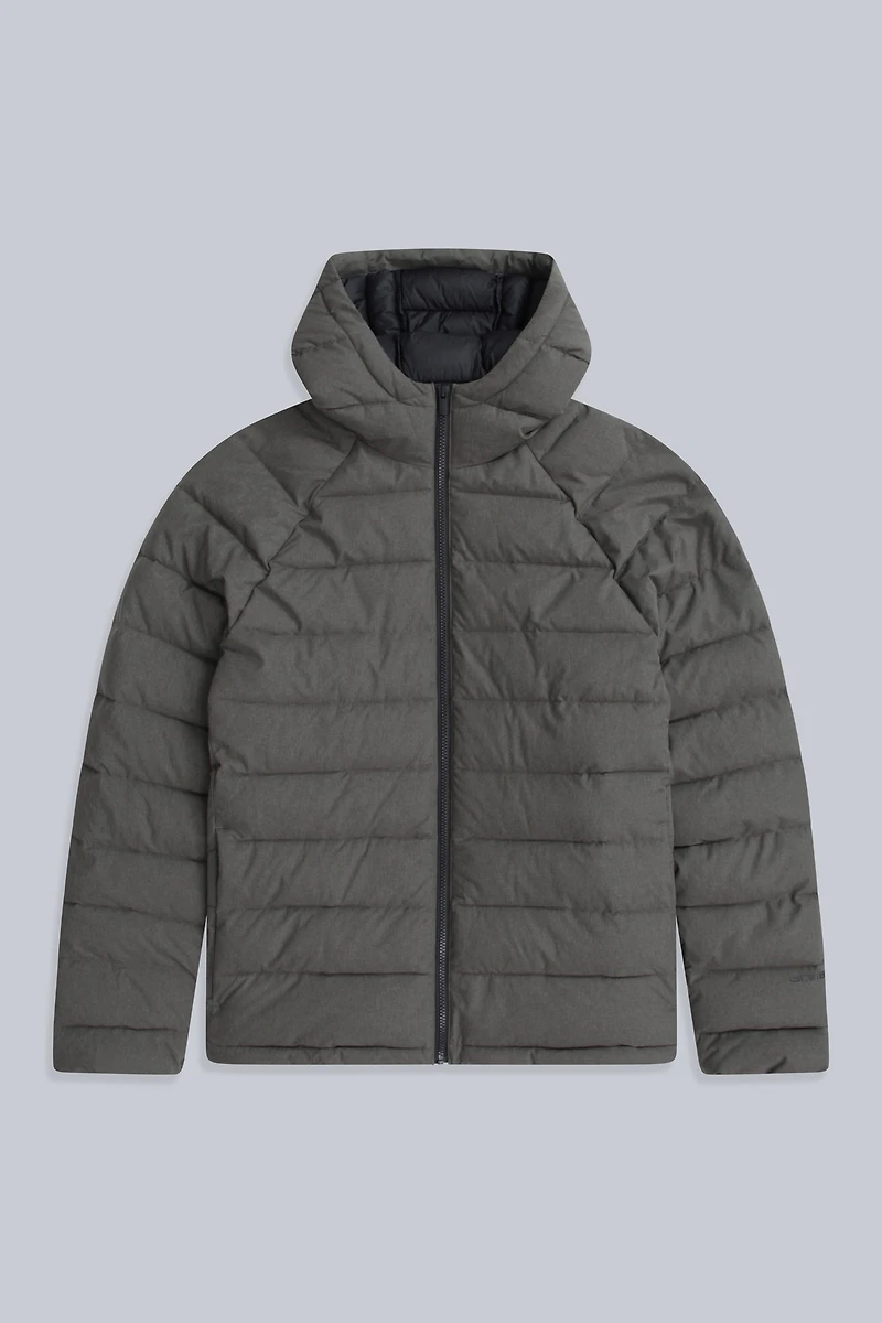 Light Cloud Cosi Marl Hooded Mens Padded Jacket