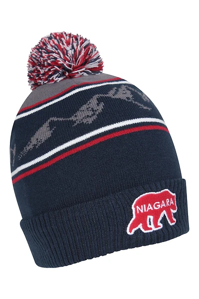 Regional Niagara Fur Lined Pom Beanie