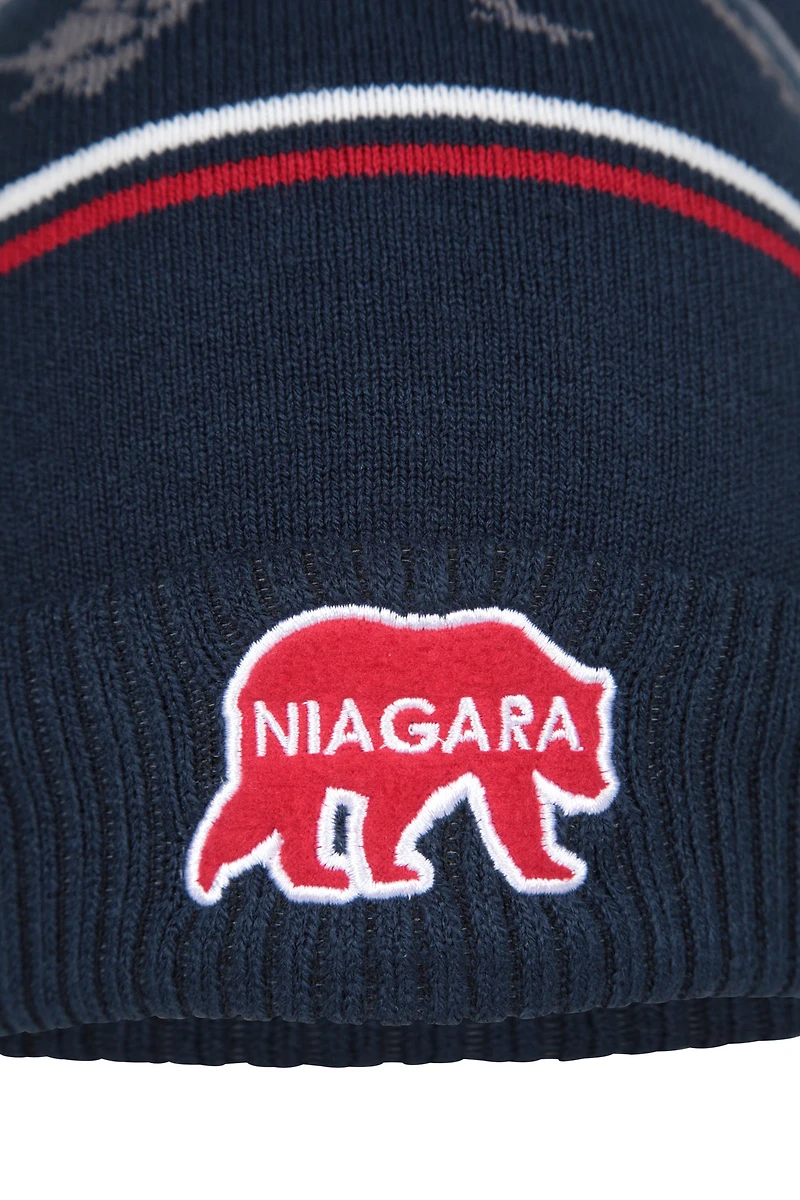 Regional Niagara Fur Lined Pom Beanie
