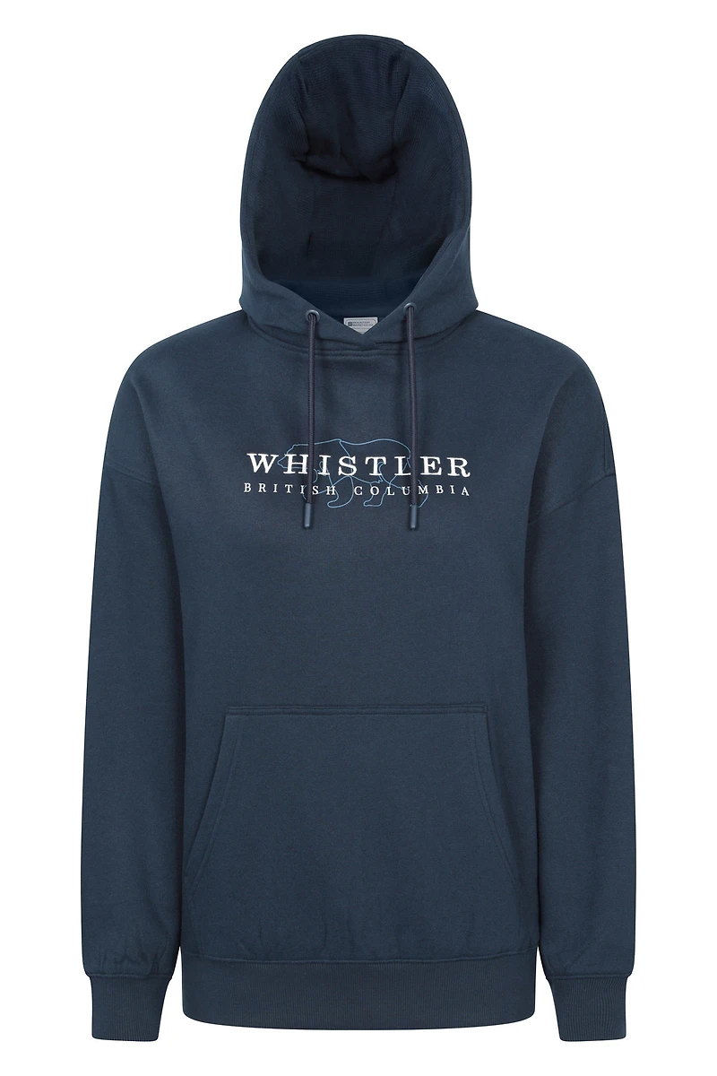 Whistler Bear Graphic Womens Overhead Hoodie