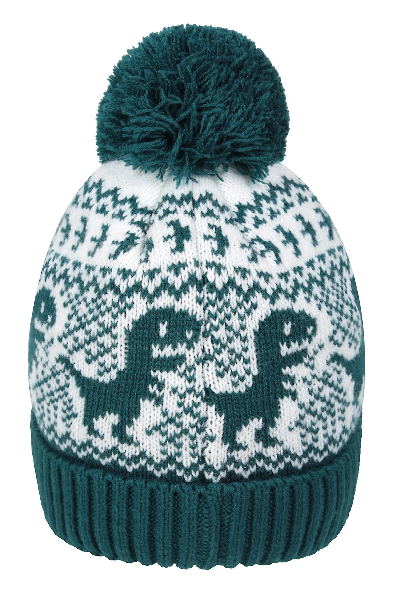 Character Kids Fur Lined Pom Beanie
