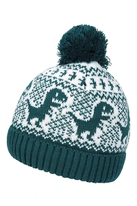 Character Kids Fur Lined Pom Beanie