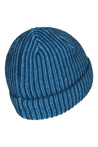 Isotherm Ribbed Kids Fur Lined Beanie Glove Set