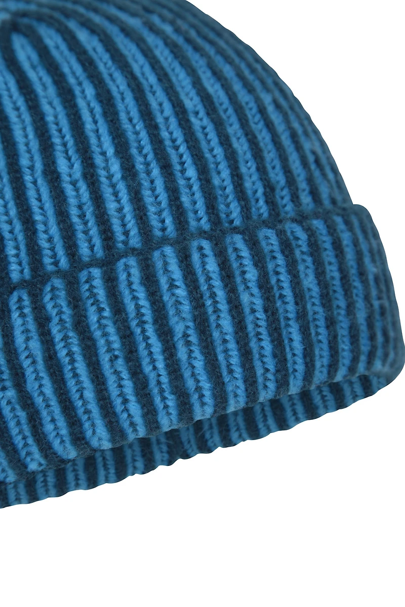 Isotherm Ribbed Kids Fur Lined Beanie Glove Set