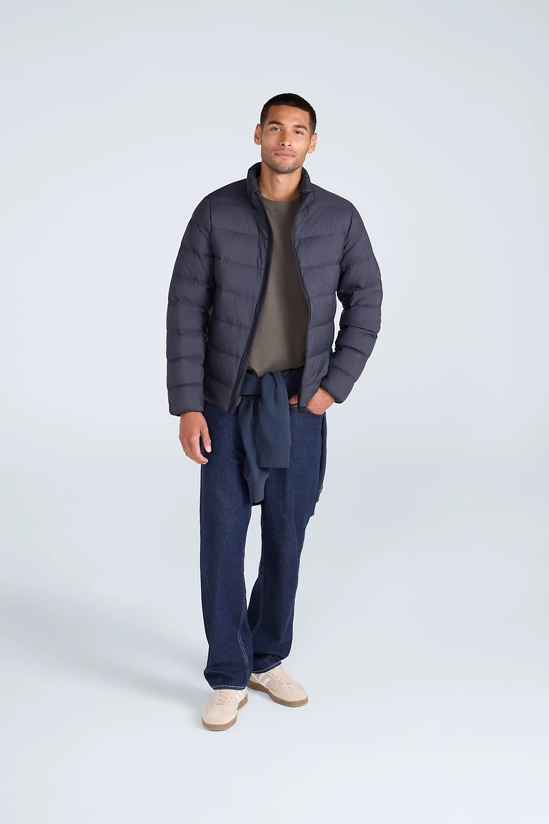 Mens Lightweight Down Packable Jacket