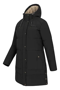 Manta Borg Lined Womens Long Padded Jacket