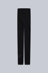 Fleece Lined Ribbed Womens Leggings
