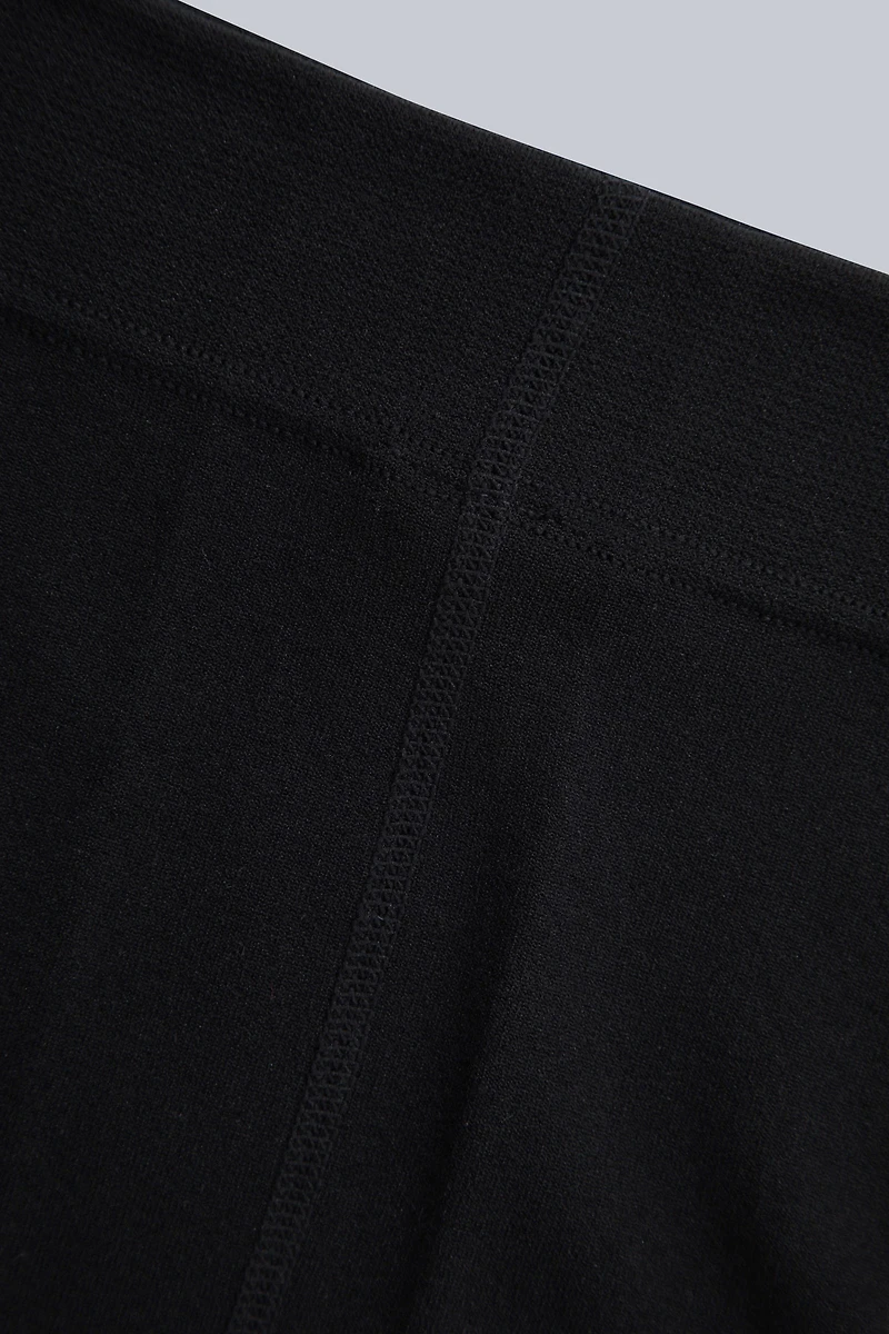 Fleece Lined Ribbed Womens Leggings