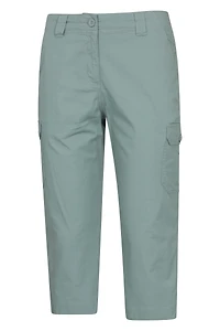 Coastal Stretch Womens Cargo Capri