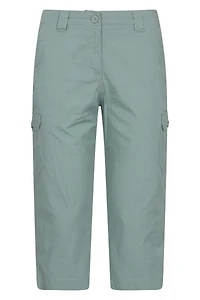 Coastal Stretch Womens Cargo Capri