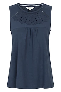 Palma Broderie Womens Vest
