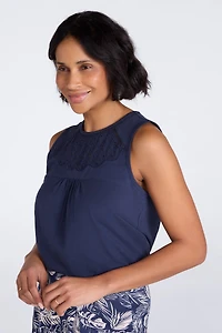 Palma Broderie Womens Vest