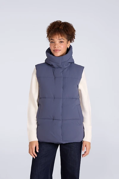 Oslo Womens Padded Gilet With Hood