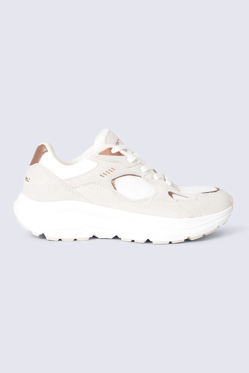 Ezra Womens Everyday Leather Trainers