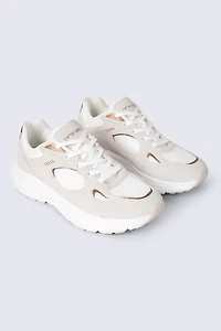 Ezra Womens Everyday Leather Trainers