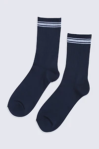 Active Mid Calf Socks - 2 Pack