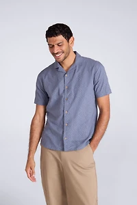 Fiji Mens Textured Shirt