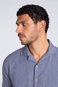 Fiji Mens Textured Shirt