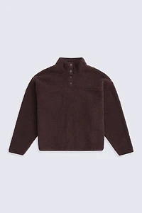 Billie Womens Boucle Popper Fleece
