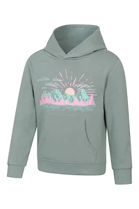 Mountain Sunset Kids Hoodie