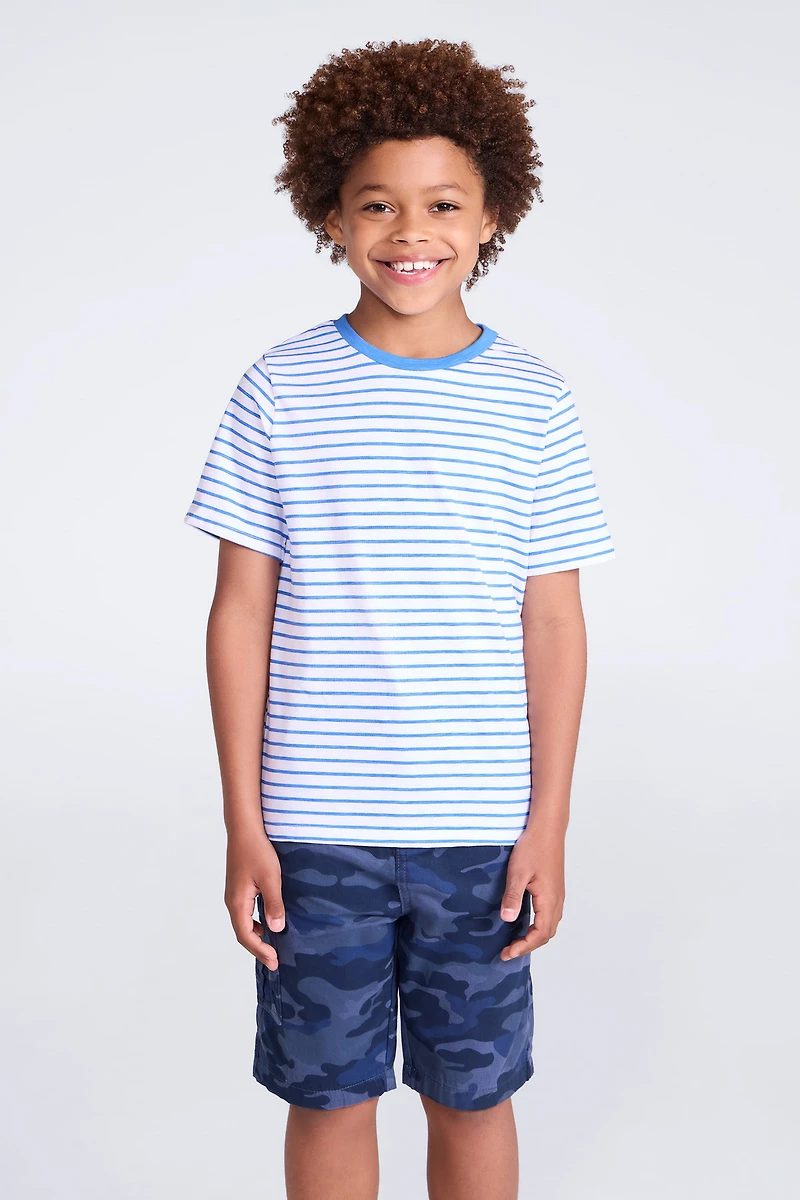 Striped Kids Short Sleeve Tee