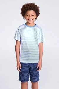 Striped Kids Short Sleeve Tee