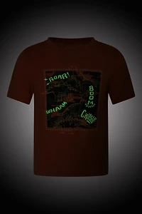 Dino Grid Kids Short Sleeve T-Shirt