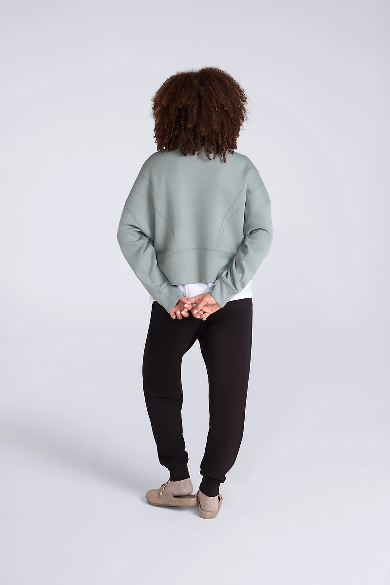 Active Womens Crop Sweatshirt