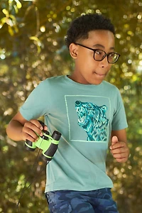 Glow The Dark Bear Kids Tee