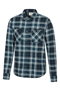 Maine Mens Flannel Long Sleeve Shirt