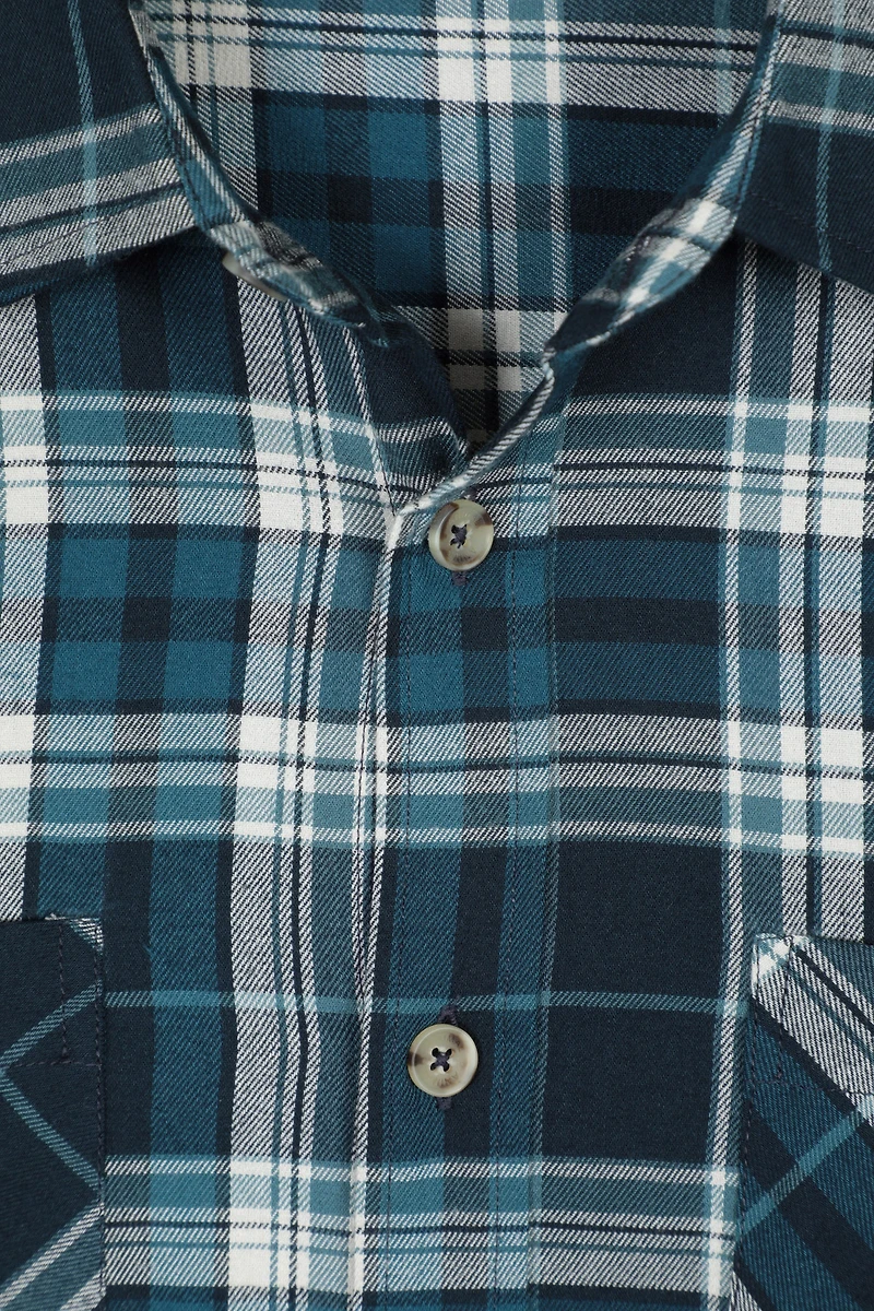 Maine Mens Flannel Long Sleeve Shirt