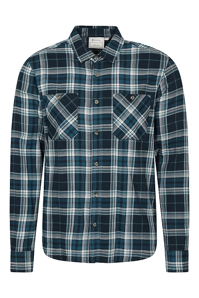 Maine Mens Flannel Long Sleeve Shirt