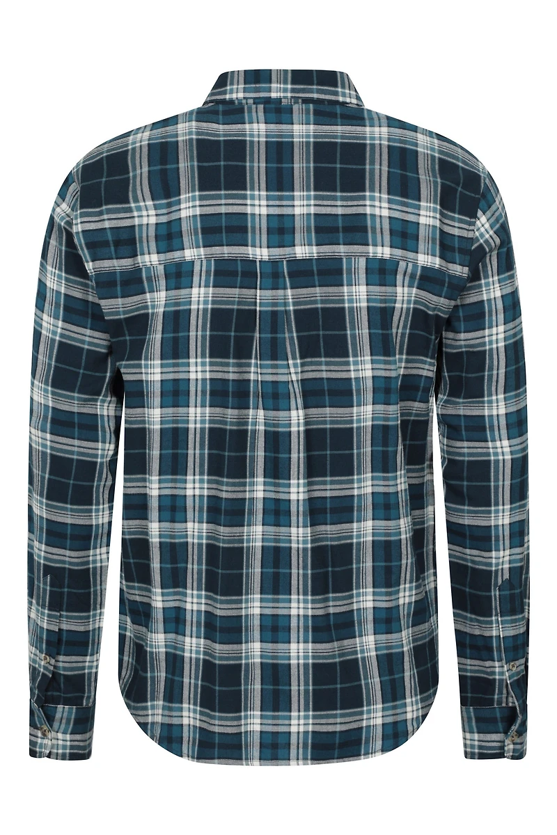 Maine Mens Flannel Long Sleeve Shirt