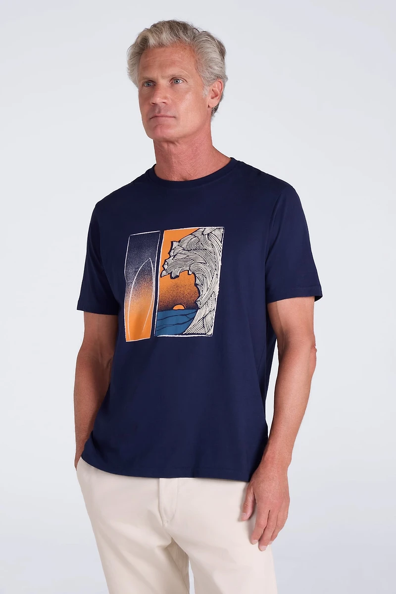 Surfers Mens Organic T-Shirt