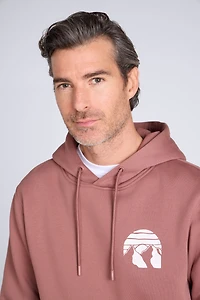 Mountain Badge Graphic Mens Hoodie