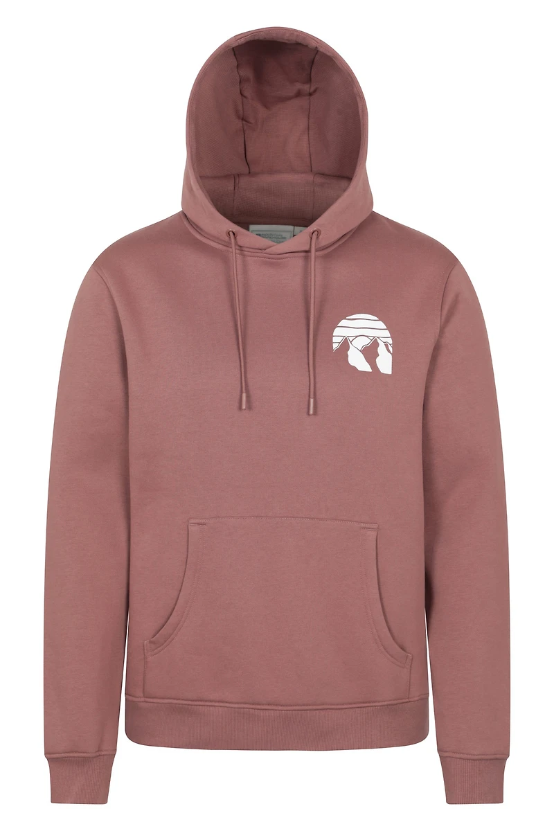 Mountain Badge Graphic Mens Hoodie