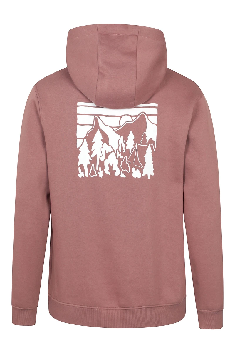 Mountain Badge Graphic Mens Hoodie