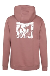 Mountain Badge Graphic Mens Hoodie