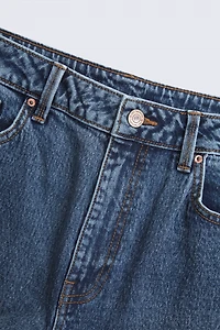 High Waisted Straight Leg Womens Jeans
