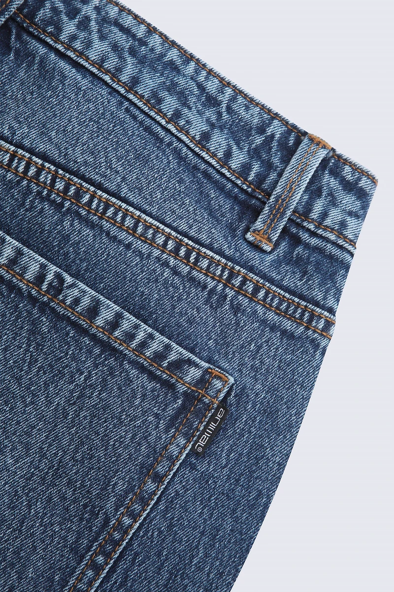 High Waisted Straight Leg Womens Jeans